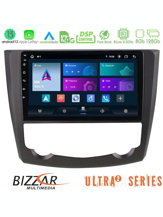 Bizzar Auto-Audiosystem für Renault Kadjar 2015-2021 (Bluetooth/USB/WiFi/GPS/Apple-Carplay/Android-Auto) mit Touchscreen 9"