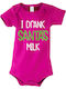 kirikoko I Drank Santa's Milk Christmas Short-Sleeved Fuchsia