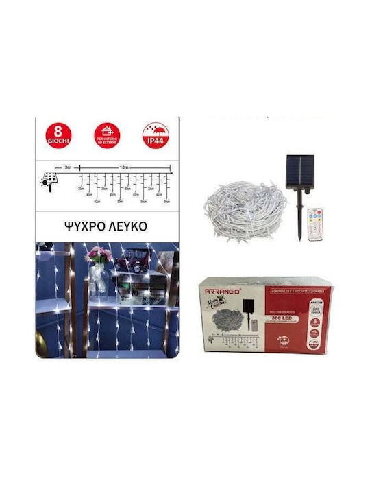 380 Lichterketten LED 30m. x 1000cm Kaltes Weiß Solar Typ Regen 1Stück