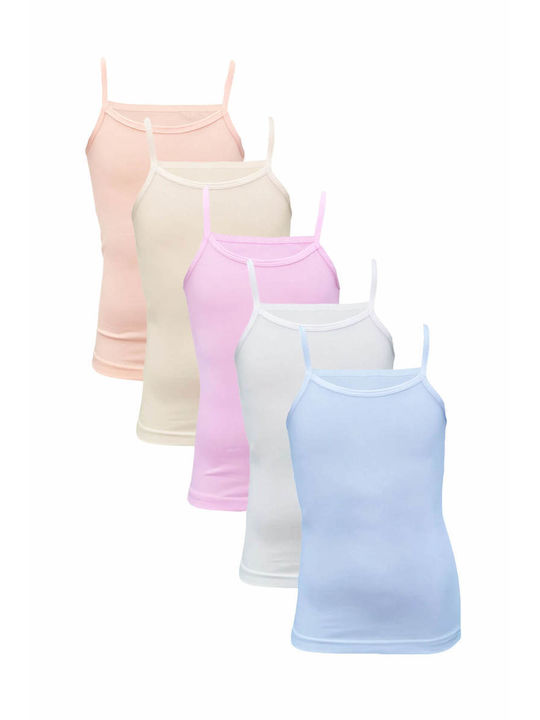 Onurel Set of Kids' Undershirts Multicolored 5pcs