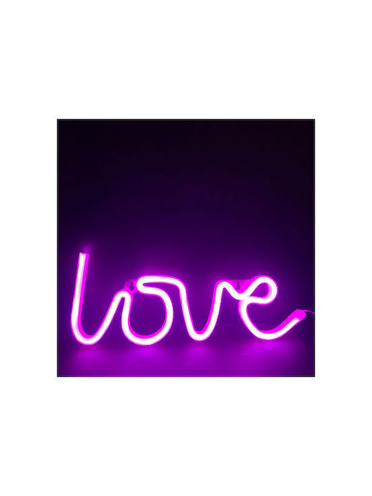 Light Διακοσμητικό Φωτιστικό Love Neon Πολύχρωμο
