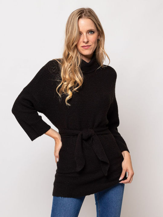 Heavy Tools Women's Long Sleeve Sweater Black