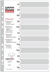 Typotrust Πλαστικά Διαχωριστικά για Έγγραφα A4 10τμχ