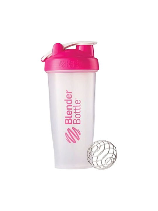 Blender Bottle Classic Plastic Protein Shaker 830ml Pink