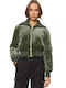 Juicy Couture Women's Short Bomber Jacket for Winter Green