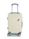 Ormi Cabin Hard Beige Suitcase With 4 Wheels Height 52cm
