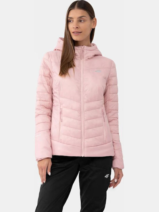 4F F279 Jacke Puffer Rosa