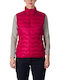 Women's for Hiking Short Lifestyle Jacket Waterproof and Windproof for Winter Burgundy