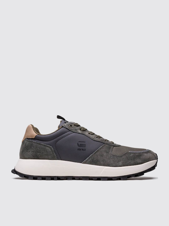 Theq Run Bărbați Adidași Olive / Grey