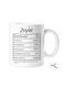 Mug Ceramic White 1pcs