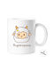 Mug Ceramic White 1pcs