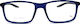 PUMA Herren Acetat Brillengestelle mit Rezept Blau PU0418O 003