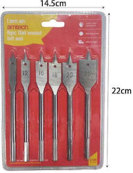 Mizoo Mm Set of 6 Feather Drills for Wood