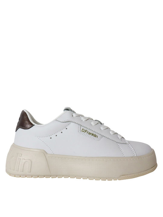 D.Franklin Γυναικεία Sneakers White / Pewter