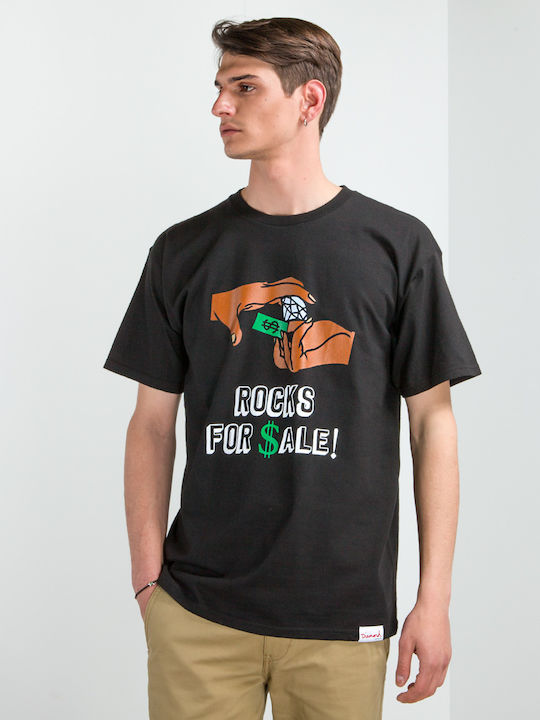 Diamond Supply T-shirt Μαύρο Diamond Supply T-shirt Μαύρο