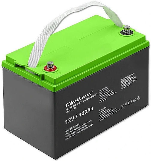 Qoltec Baterie UPS cu Capacitate 100Ah și Tensiune 12V 53080 1buc