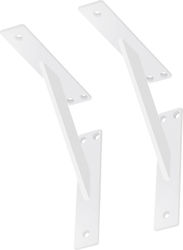 ML-Design Aluminum Shelf Brackets Blue 180x180mm 2pcs 490009812