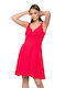 E-shopping Avenue Summer Mini Dress Fuchsia