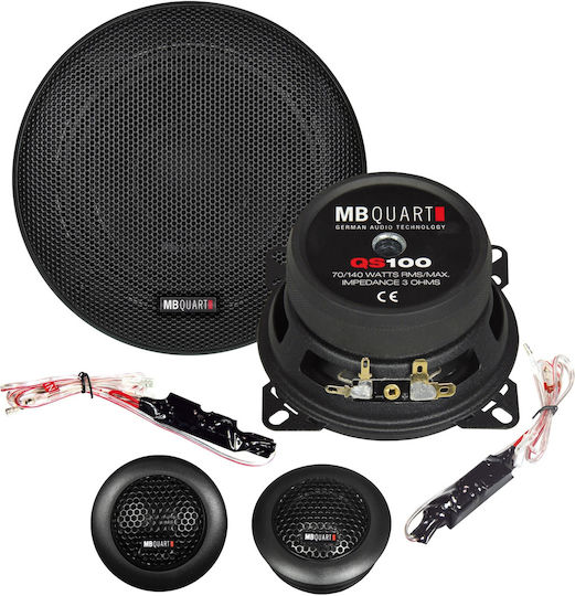 MB Quart Set Auto-Lautsprecher Qs 100 mit 70W RMS (2 Weg)