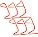Sportstore Trainingshindernis in Orange Farbe