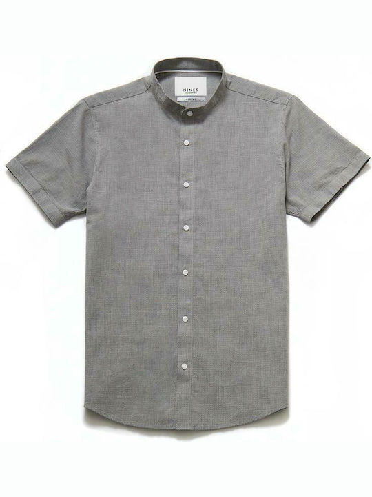 Nines Men's Shirt Long Sleeve Gray