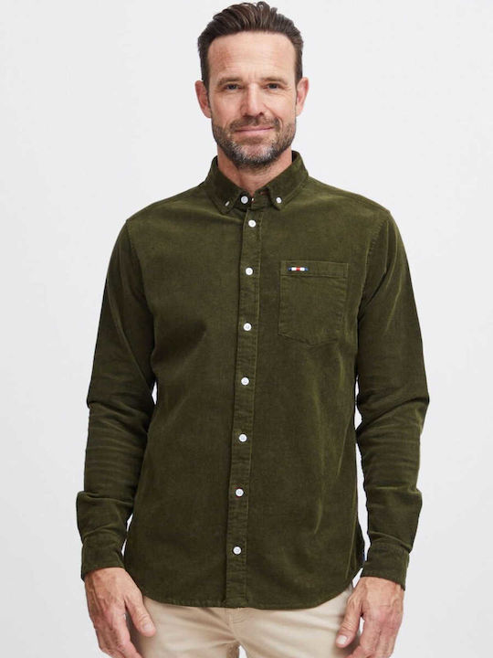 Fq1924 Men's Shirt Long Sleeve Khaki