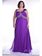 Sommer Maxi Abendkleid Lila