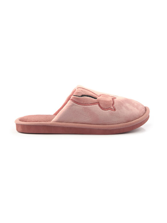 Fshoes Winter Women's Slippers in Pink color