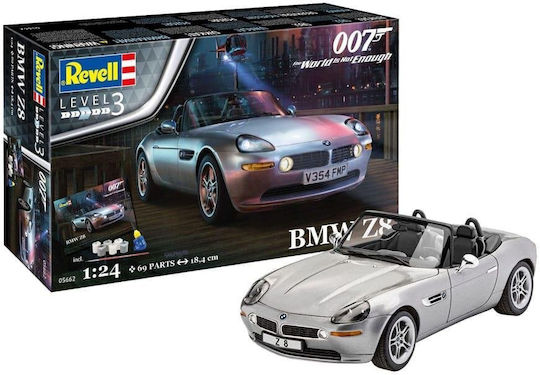 Revell BMW James Bond Modeling Figure Car 70 Pieces in Scale 1:24 1.8cm.