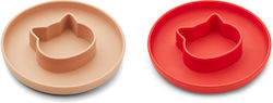 Liewood Toddler Silicone Food Plate 2 Pieces