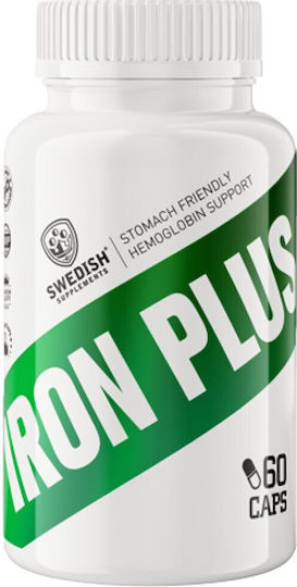 Swedish Supplements Plus 14 mg с витамин C 60 капсули