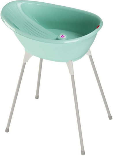 OK Baby Babybadewanne mit Basis Bella mit Thermometer Grün