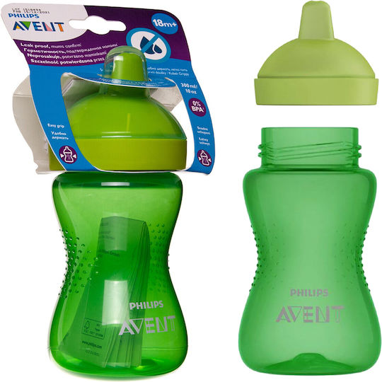 Philips Kleinkinderbecher aus Plastik Grün 300ml für 18m+m+