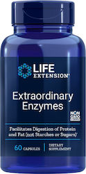 Life Extension Изключителни Ферменти Без Глутен 60 Капсули