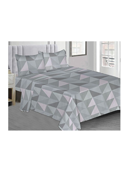 Klikareto Duvet Cover Cotton Single 160x240 Gray