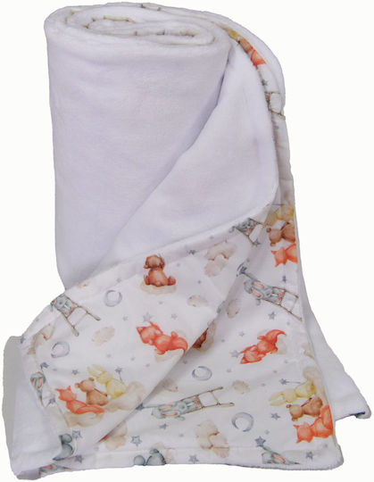 Decocraft Babydecken Kissen Tiere 150x120cm