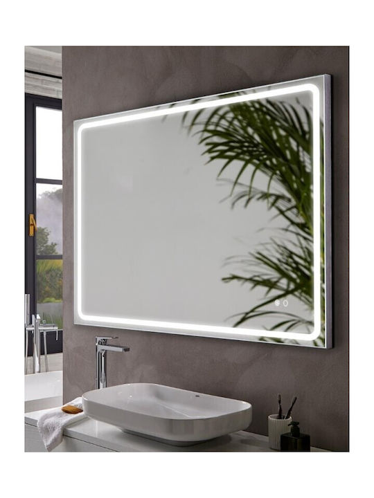 Ebir Iluminacion Ορθογώνιος Καθρέπτης Μπάνιου Led 60x80cm