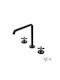 La Torre Elle Mixing Sink Faucet Black