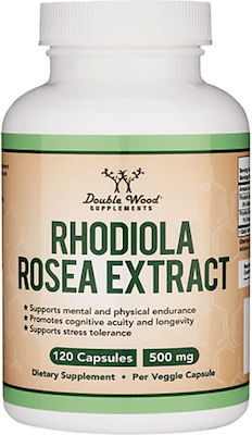 Double Wood Extract 500mg Rhodiola 120 κάψουλες
