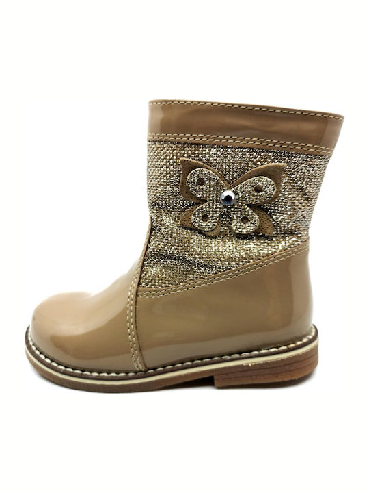 Scarpy Kids Boots Beige