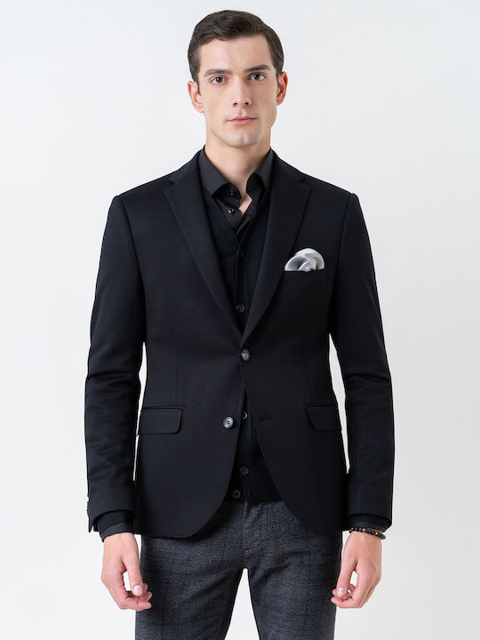 Men's Suit Jacket Regular Fit Black