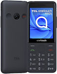 TCL OneTouch 4022s Dual SIM Mobile Phone with Buttons Dark Night Gray