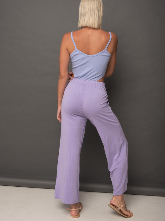E-shopping Avenue Women's Blouse with Straps Purple