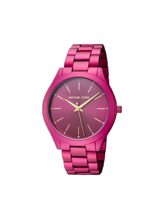 Burgundy michael hotsell kors watch