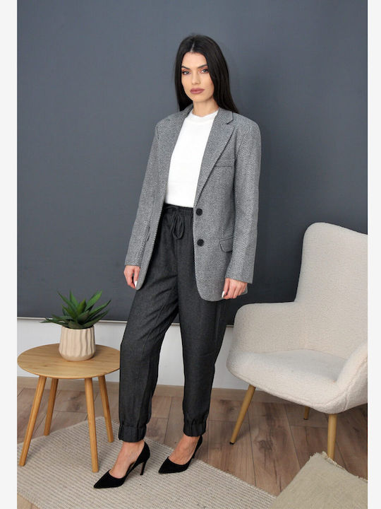 Olian Damen Blazer Grey