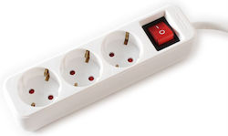 Value Power Strip 3 Sockets with Cable 6m Value Power Strip 3 Sockets with Cable 6m