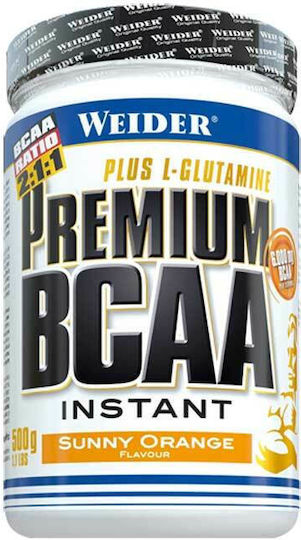Weider Premium BCAA Instant plus Glutamine 500gr Sunny Orange