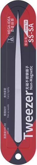 QianLi Mega Idea Precision Tweezer SS-SA Long Tip Stainless Steel Klemme für Mobiltelefon-Reparaturwerkzeuge
