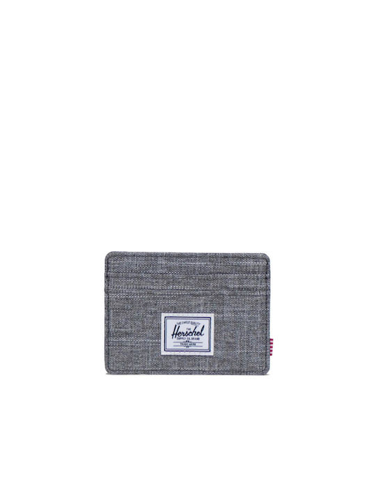 Herschel Charlie Men's Card Wallet with RFID Gray