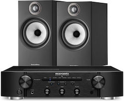 Marantz Integrated Hi-Fi Amp Stereo PM6007 + CD6007 + BOWERS & WILKINS 606 S3 45W/8Ω Black